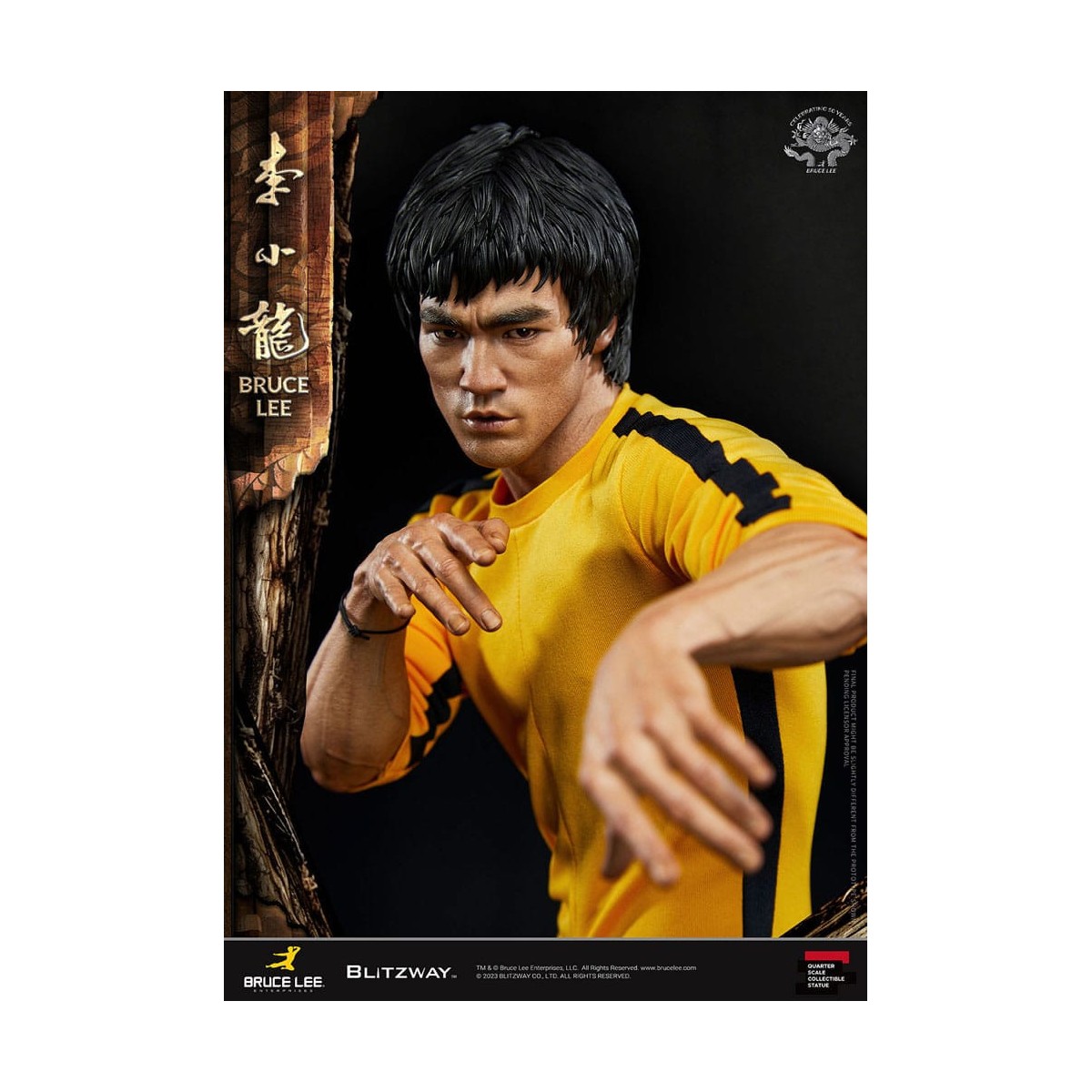 Blitzway - Statuetta Bruce Lee 1/4 50° Anniversario Tributo - Il gioco della morte