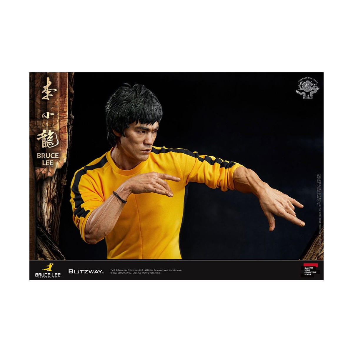 Blitzway - Statuetta Bruce Lee 1/4 50° Anniversario Tributo - Il gioco della morte