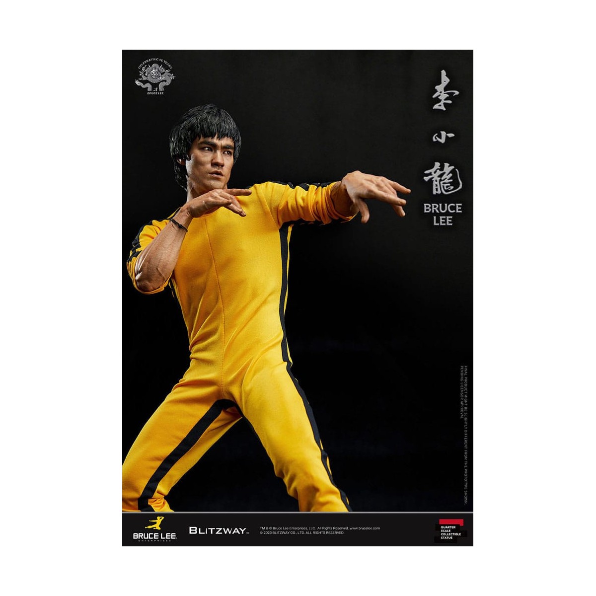 Blitzway - Statuetta Bruce Lee 1/4 50° Anniversario Tributo - Il gioco della morte