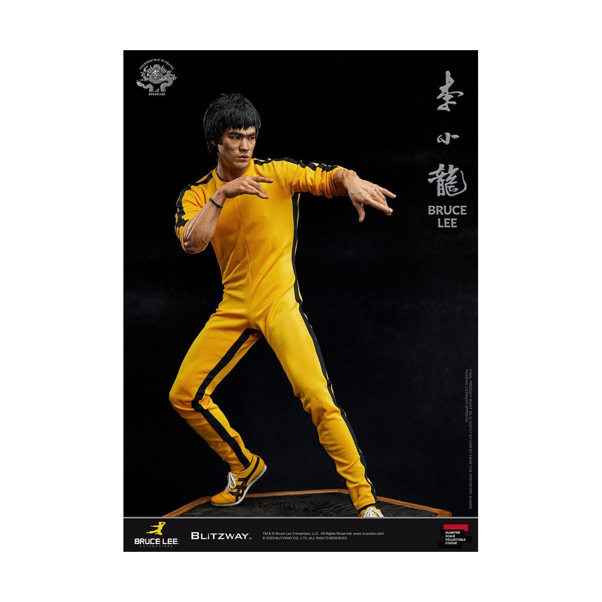Blitzway - Statuetta Bruce Lee 1/4 50° Anniversario Tributo - Il gioco della morte