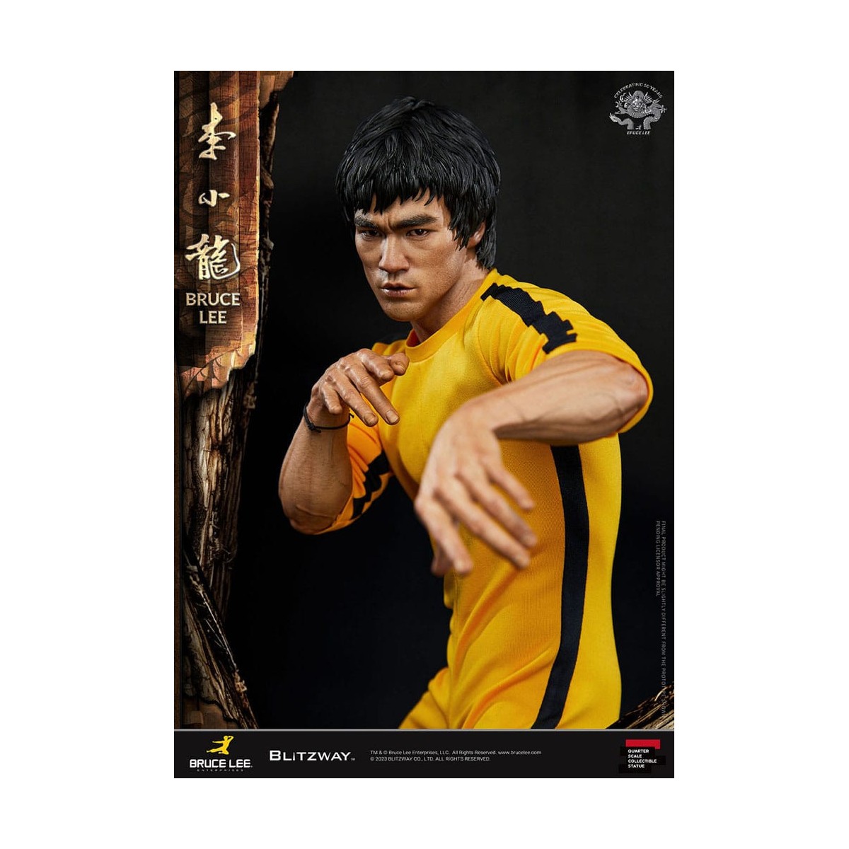 Blitzway - Statuetta Bruce Lee 1/4 50° Anniversario Tributo - Il gioco della morte