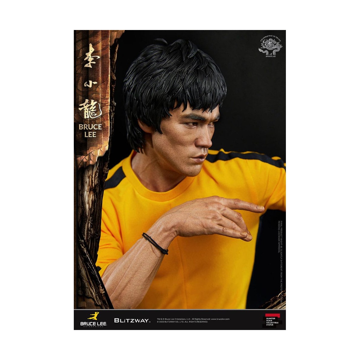 Blitzway - Statuetta Bruce Lee 1/4 50° Anniversario Tributo - Il gioco della morte