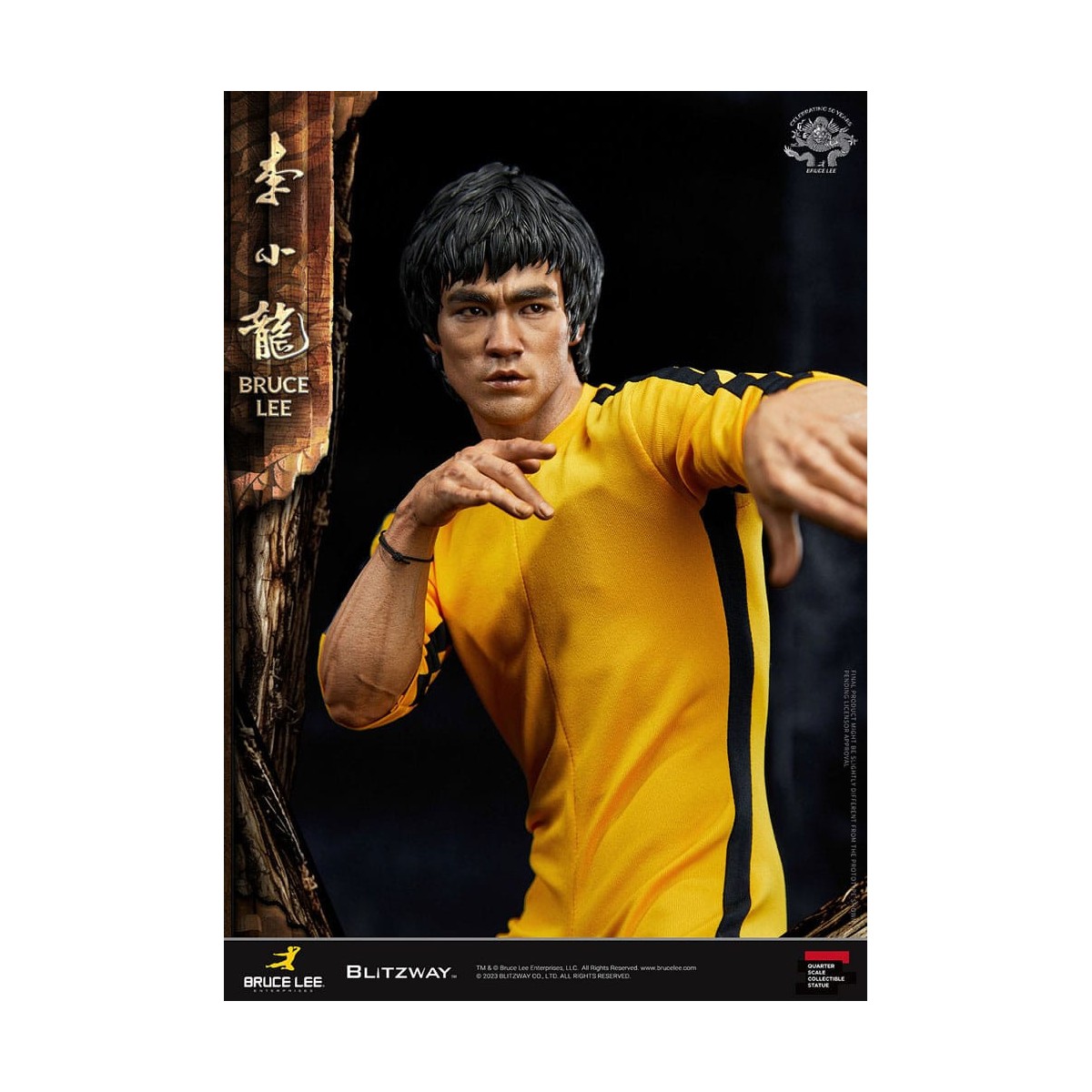 Blitzway - Statuetta Bruce Lee 1/4 50° Anniversario Tributo - Il gioco della morte