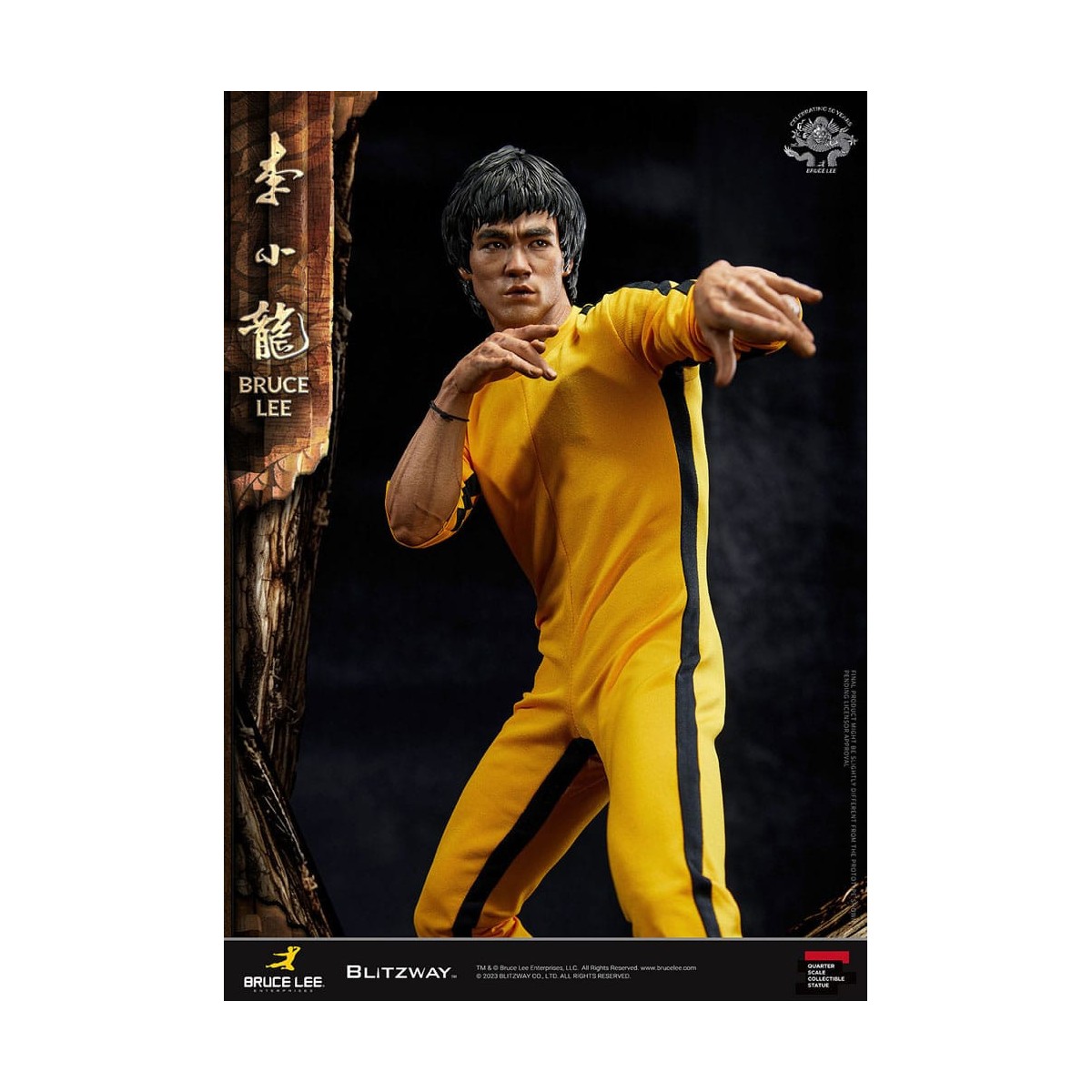 Blitzway - Statuetta Bruce Lee 1/4 50° Anniversario Tributo - Il gioco della morte