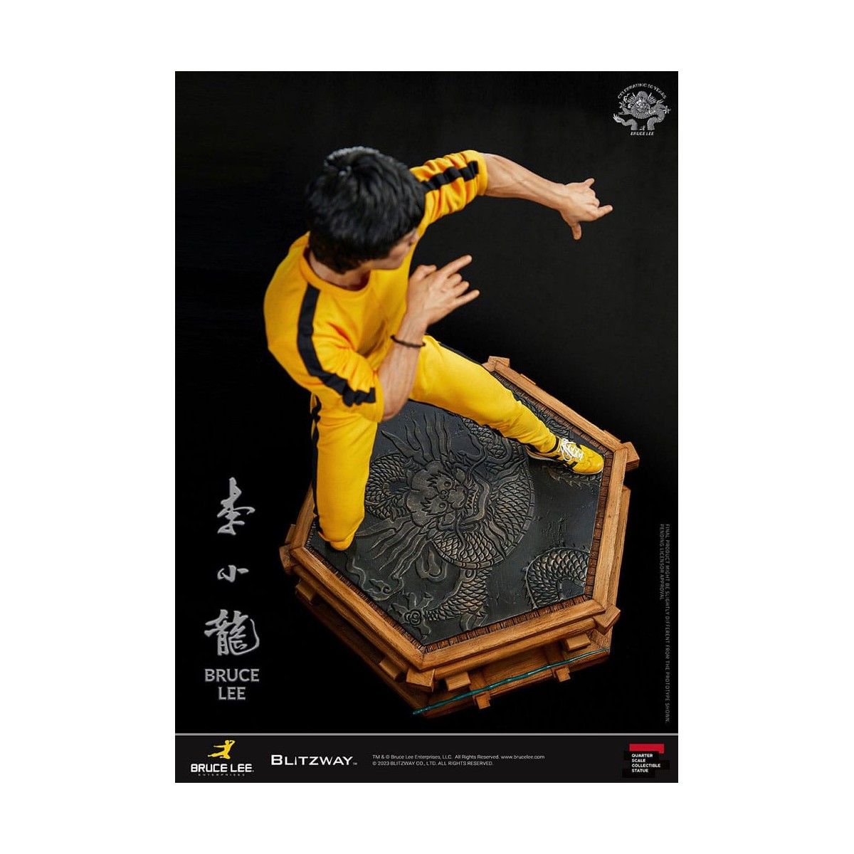 Blitzway - Statuetta Bruce Lee 1/4 50° Anniversario Tributo - Il gioco della morte