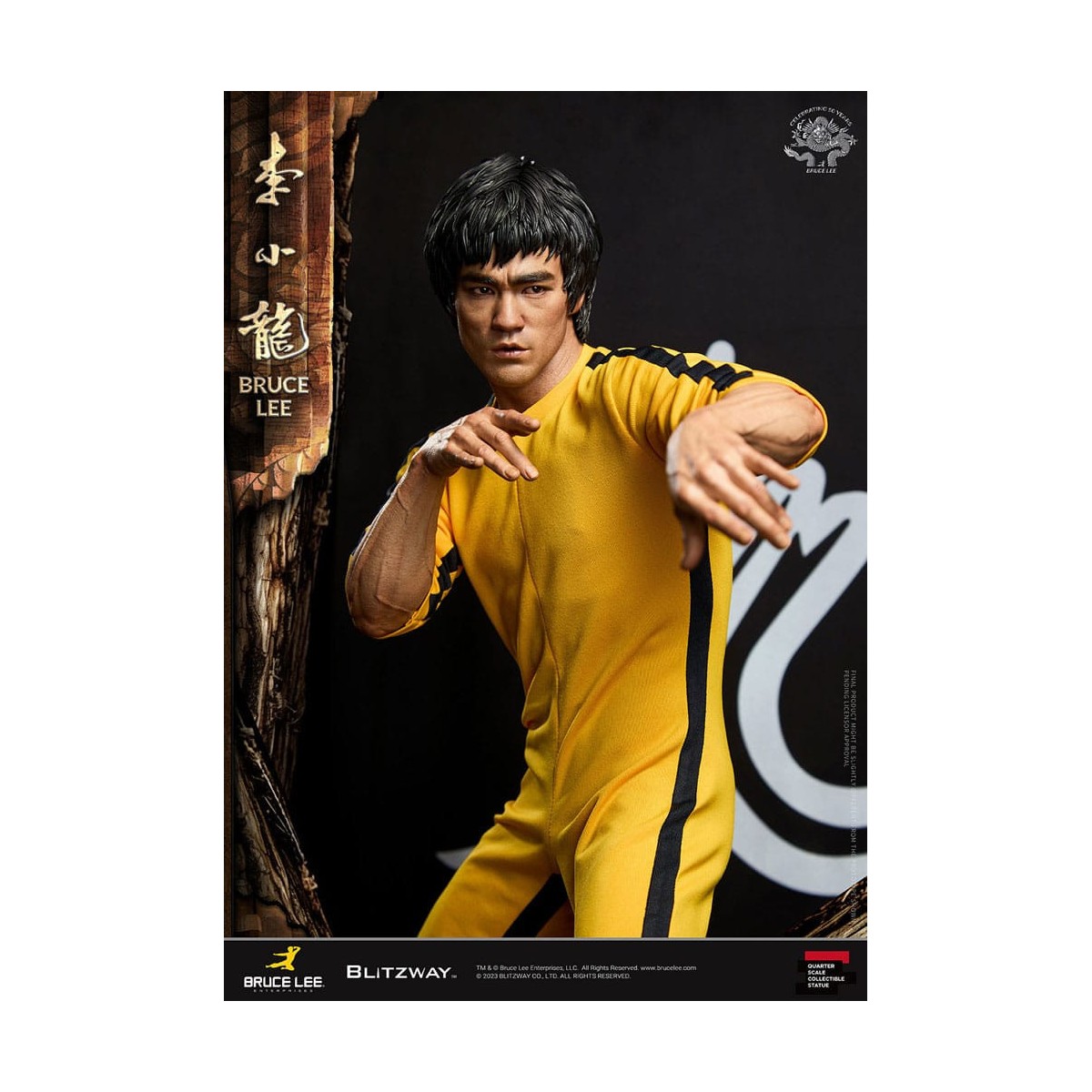 Blitzway - Statuetta Bruce Lee 1/4 50° Anniversario Tributo - Il gioco della morte
