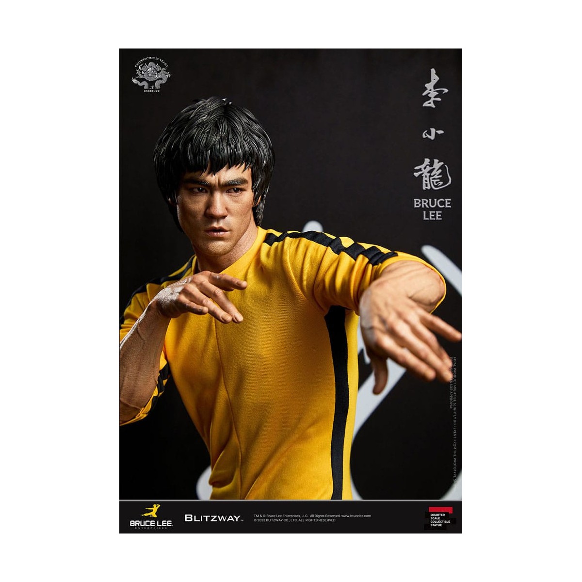 Blitzway - Statuetta Bruce Lee 1/4 50° Anniversario Tributo - Il gioco della morte