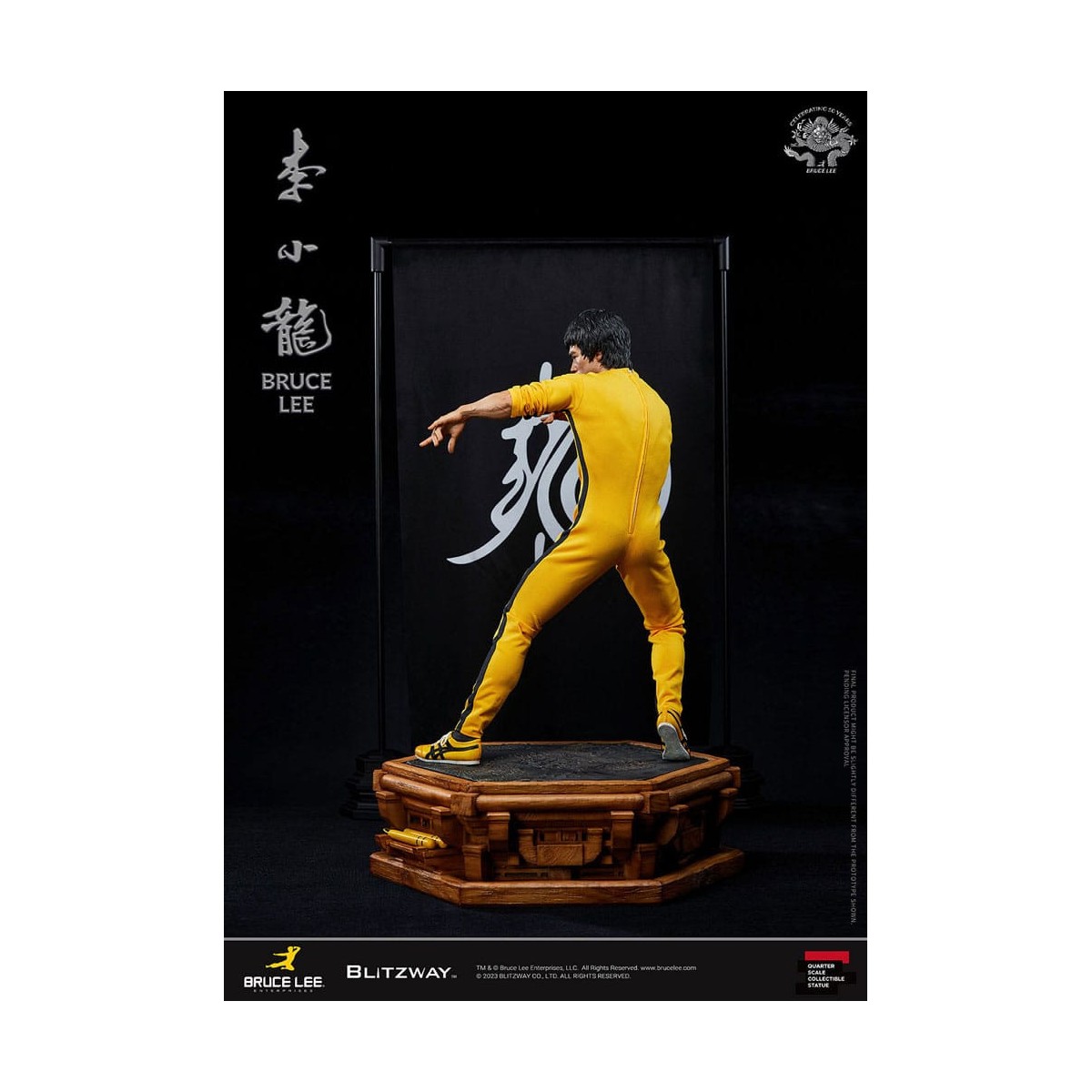 Blitzway - Statuetta Bruce Lee 1/4 50° Anniversario Tributo - Il gioco della morte