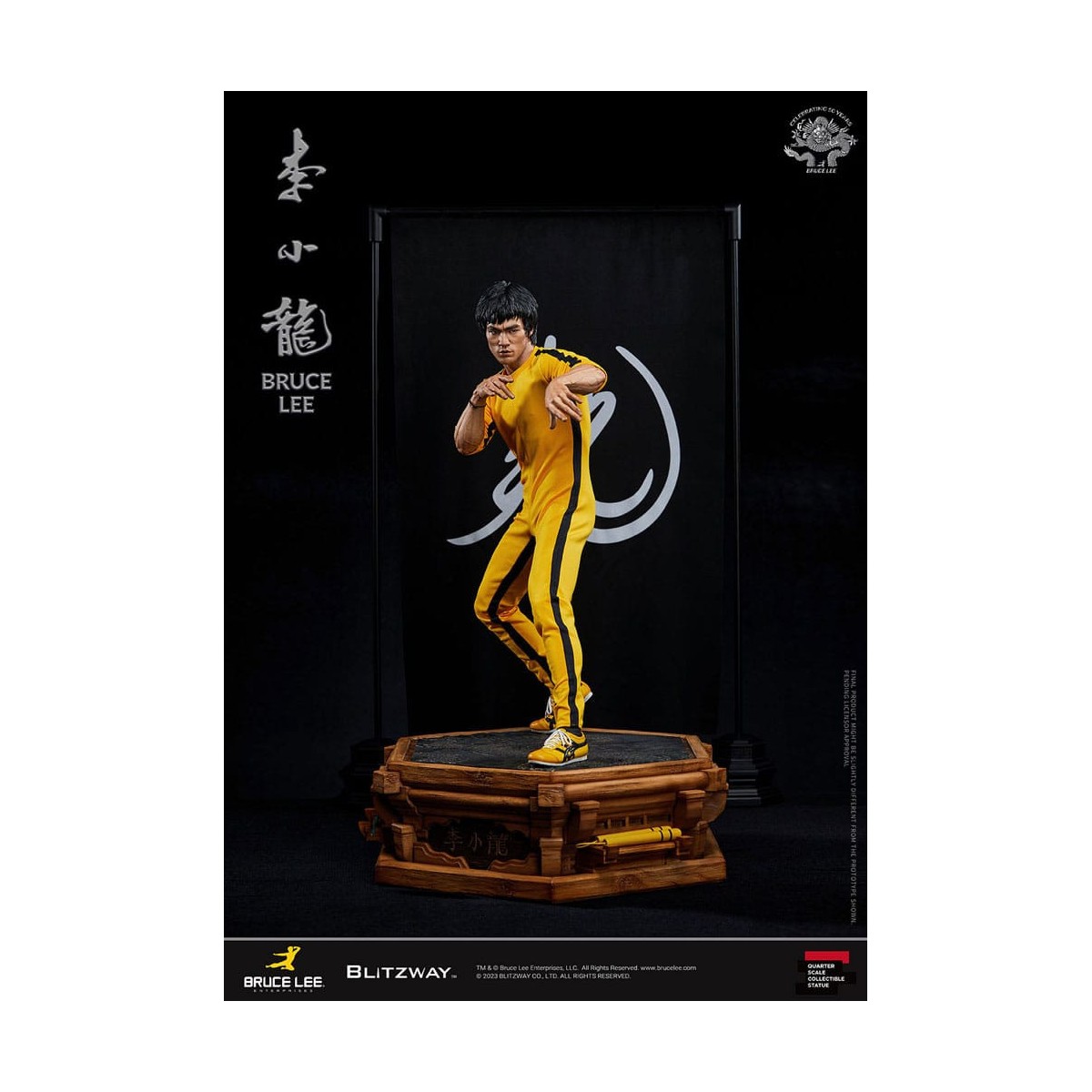 Blitzway - Statuetta Bruce Lee 1/4 50° Anniversario Tributo - Il gioco della morte