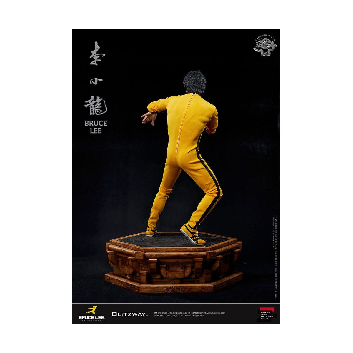 Blitzway - Statuetta Bruce Lee 1/4 50° Anniversario Tributo - Il gioco della morte