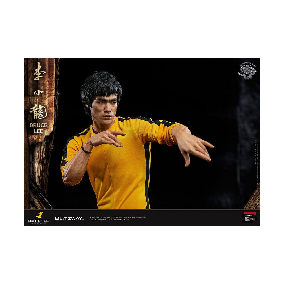 Blitzway - Statuetta Bruce Lee 1/4 50° Anniversario Tributo - Il gioco della morte