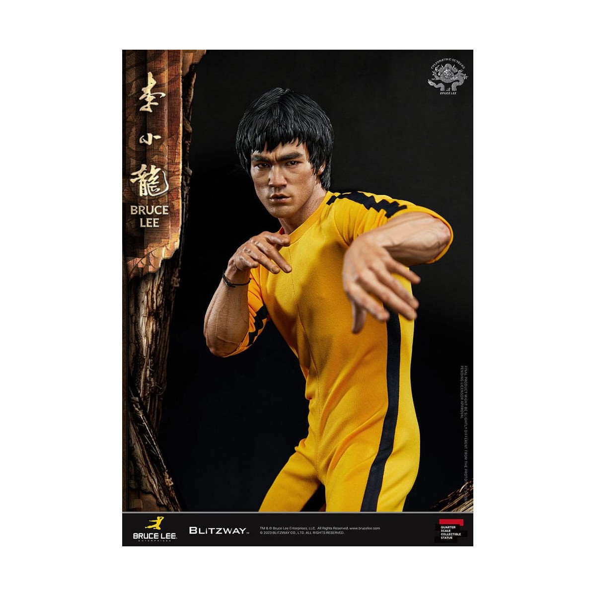 Blitzway - Statuetta Bruce Lee 1/4 50° Anniversario Tributo - Il gioco della morte