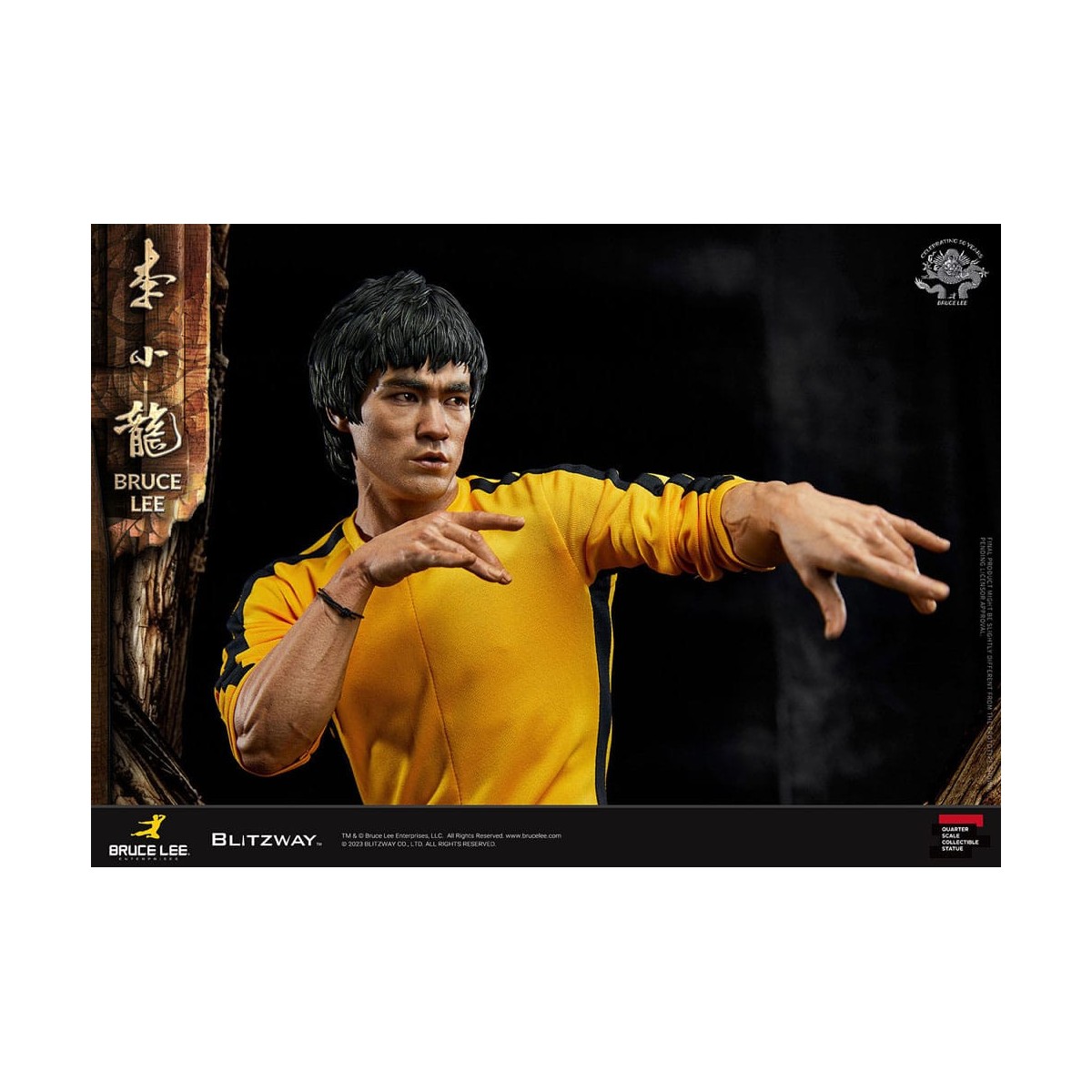 Blitzway - Statuetta Bruce Lee 1/4 50° Anniversario Tributo - Il gioco della morte