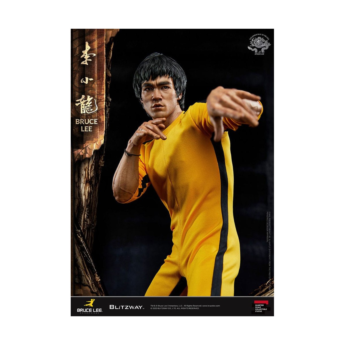 Blitzway - Statuetta Bruce Lee 1/4 50° Anniversario Tributo - Il gioco della morte