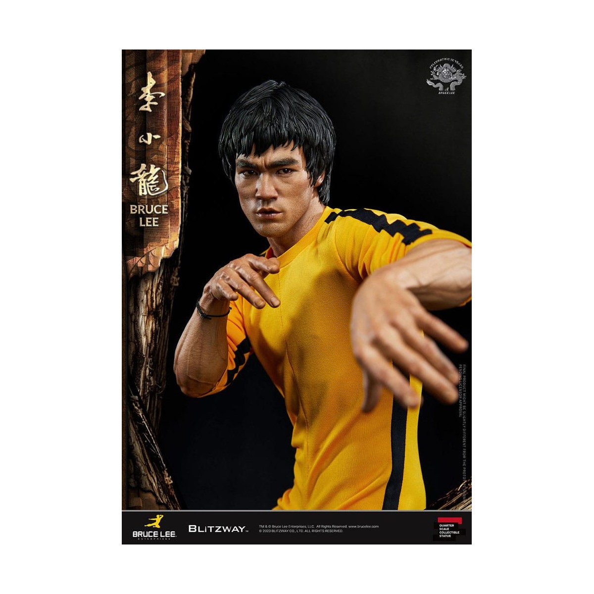 Blitzway - Statuetta Bruce Lee 1/4 50° Anniversario Tributo - Il gioco della morte