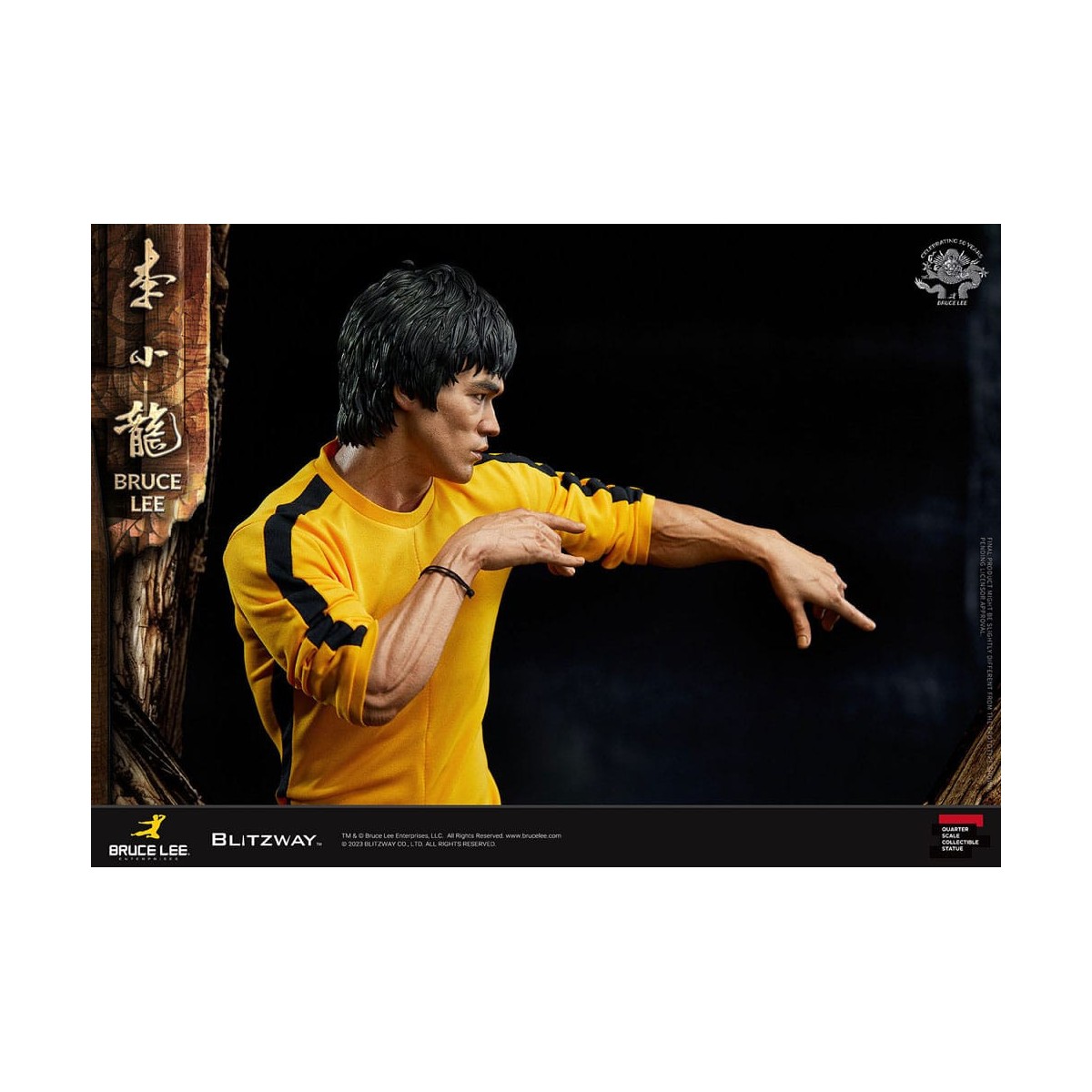 Blitzway - Statuetta Bruce Lee 1/4 50° Anniversario Tributo - Il gioco della morte