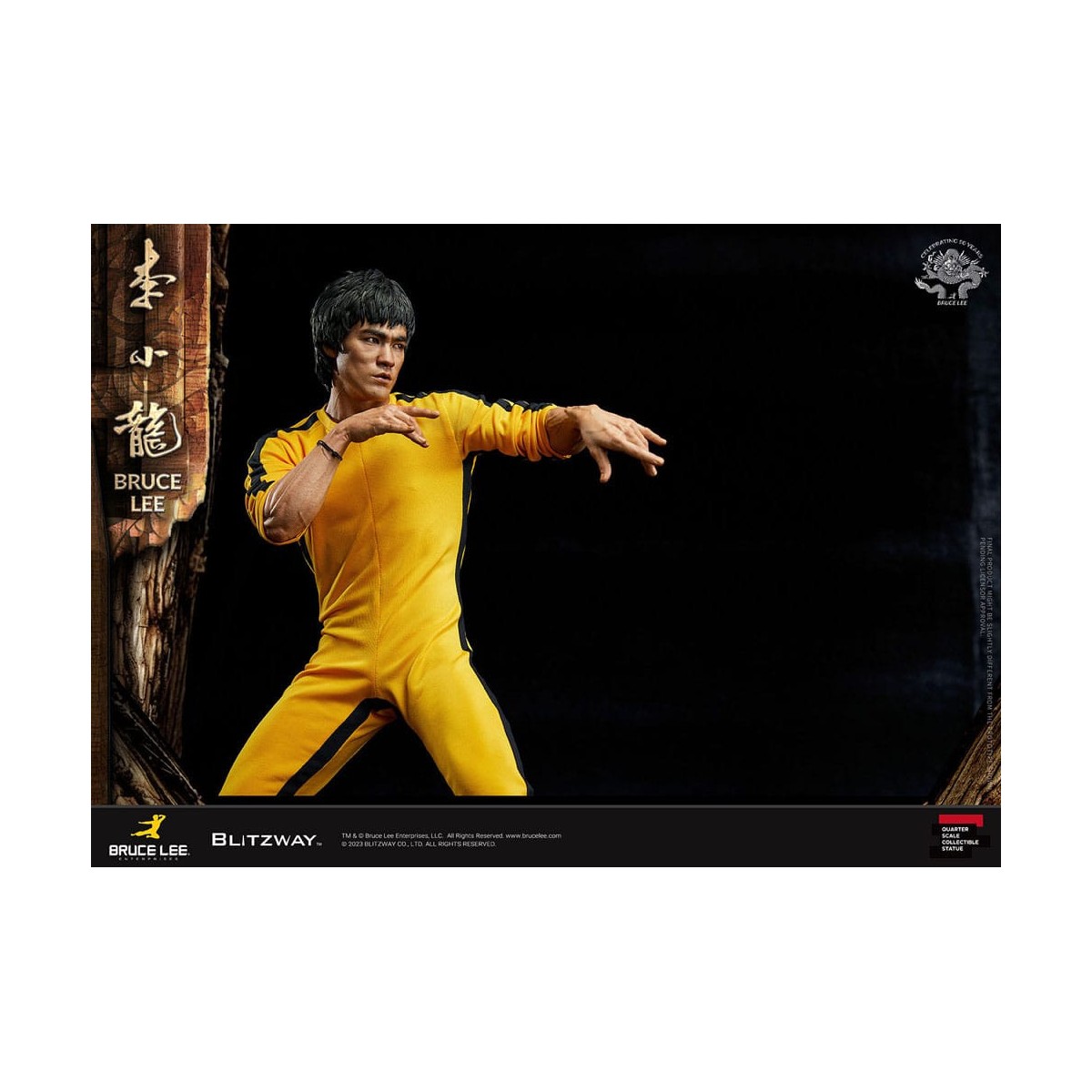 Blitzway - Statuetta Bruce Lee 1/4 50° Anniversario Tributo - Il gioco della morte
