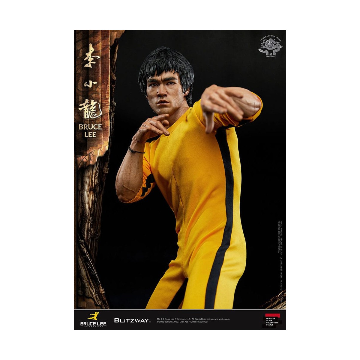 Blitzway - Statuetta Bruce Lee 1/4 50° Anniversario Tributo - Il gioco della morte