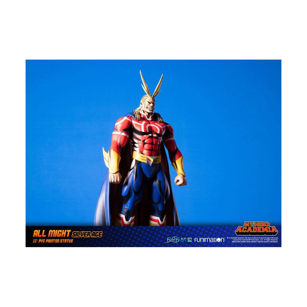 First 4 Figures - My Hero Academia - Statua in PVC All Might Silver Age Edizione Standard