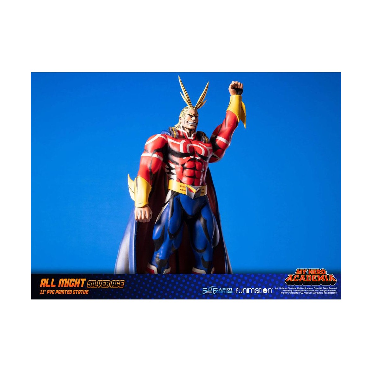 First 4 Figures - My Hero Academia - Statua in PVC All Might Silver Age Edizione Standard