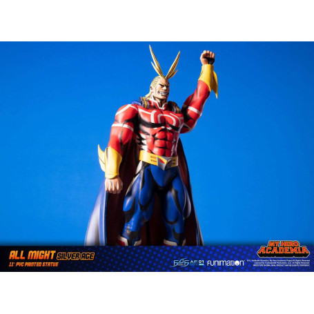 First 4 Figures - My Hero Academia - Statua in PVC All Might Silver Age Edizione Standard