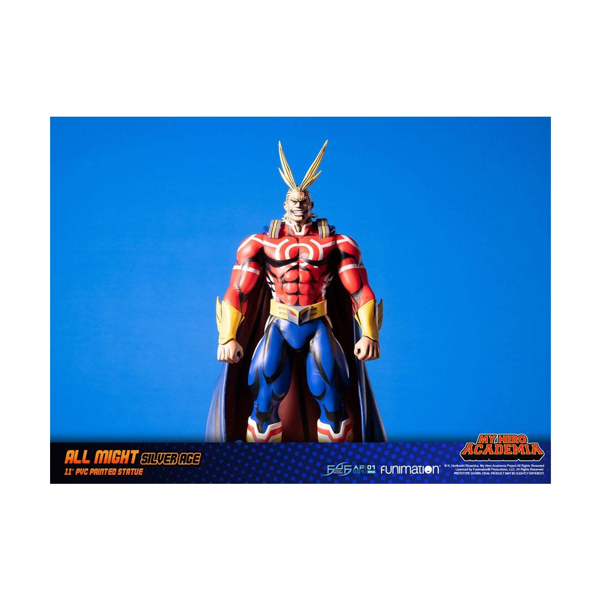First 4 Figures - My Hero Academia - Statua in PVC All Might Silver Age Edizione Standard