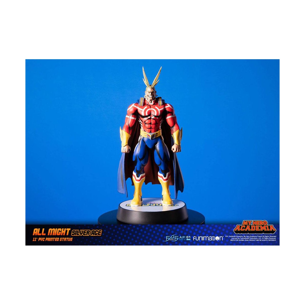 First 4 Figures - My Hero Academia - Statua in PVC All Might Silver Age Edizione Standard