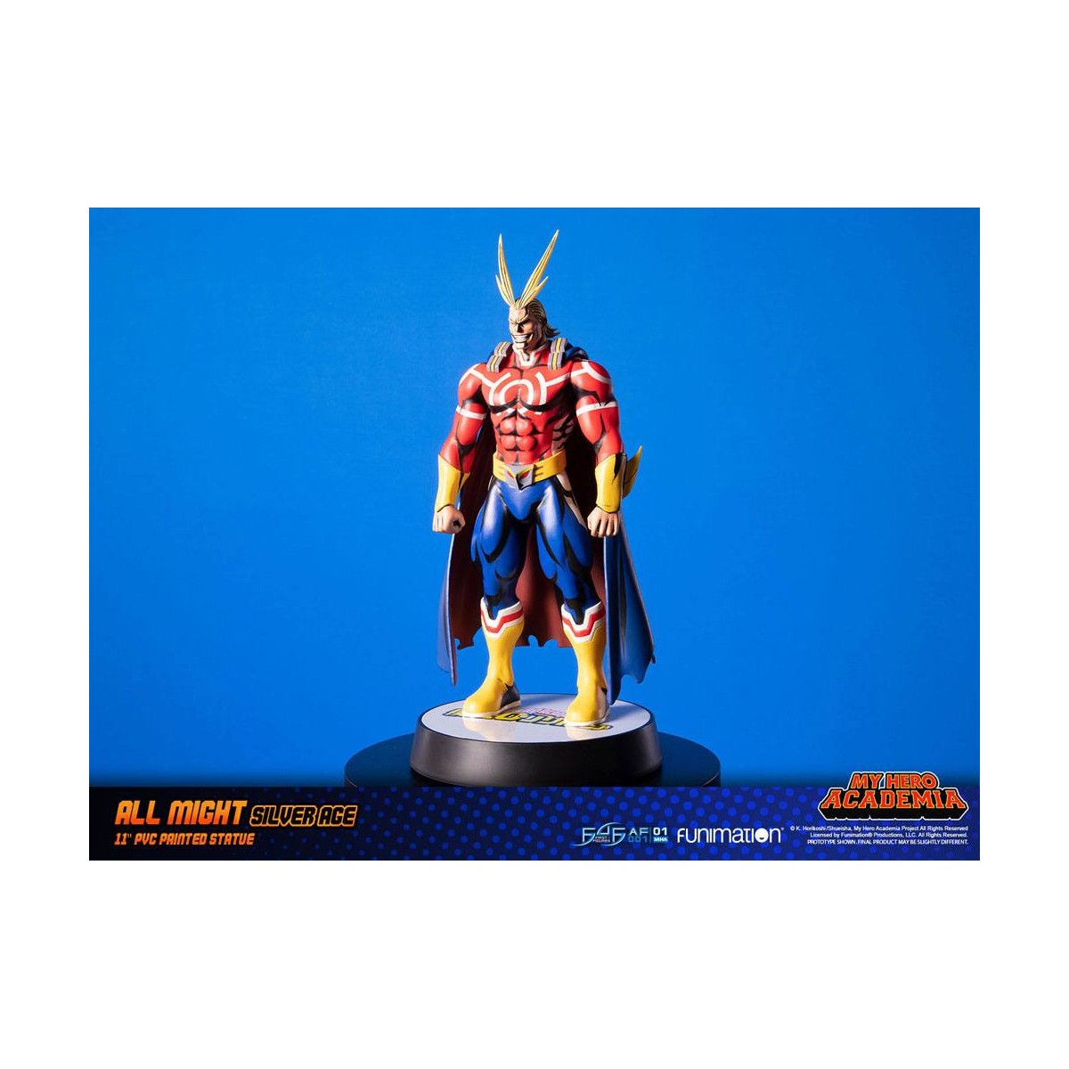 First 4 Figures - My Hero Academia - Statua in PVC All Might Silver Age Edizione Standard