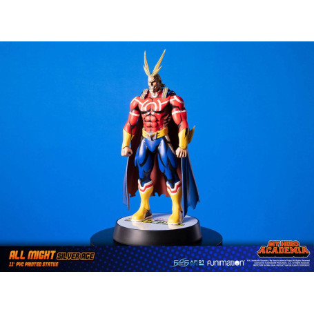 First 4 Figures - My Hero Academia - Statua in PVC All Might Silver Age Edizione Standard