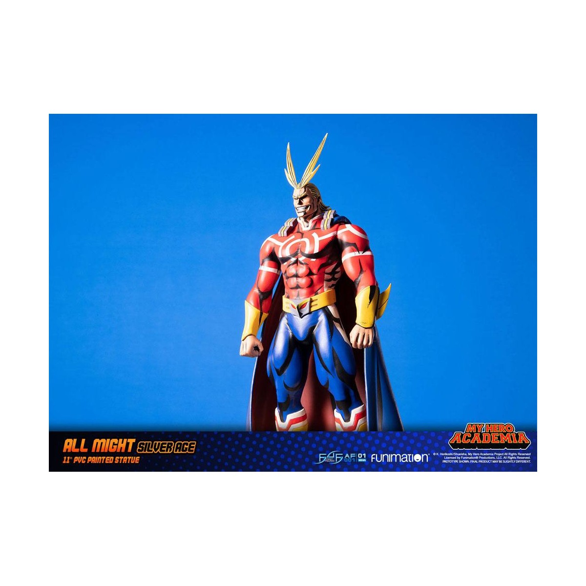 First 4 Figures - My Hero Academia - Statua in PVC All Might Silver Age Edizione Standard