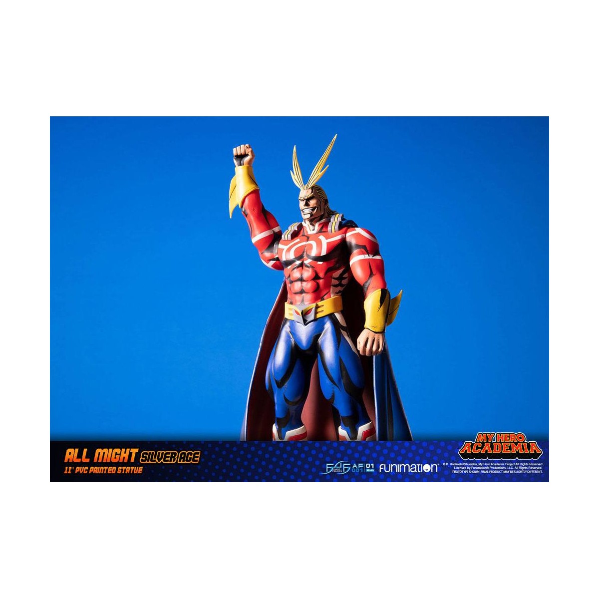 First 4 Figures - My Hero Academia - Statua in PVC All Might Silver Age Edizione Standard