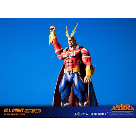 First 4 Figures - My Hero Academia - Statua in PVC All Might Silver Age Edizione Standard