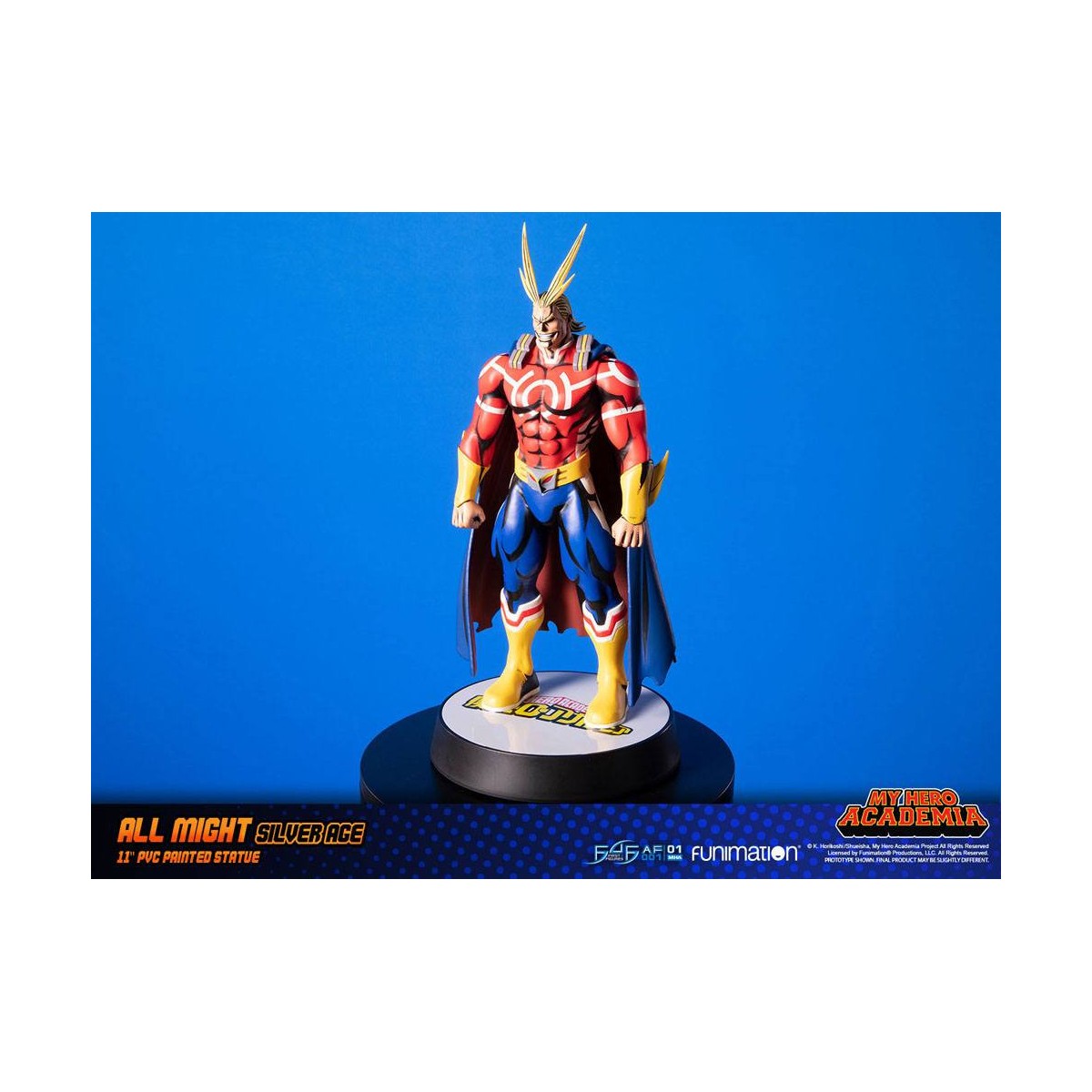 First 4 Figures - My Hero Academia - Statua in PVC All Might Silver Age Edizione Standard