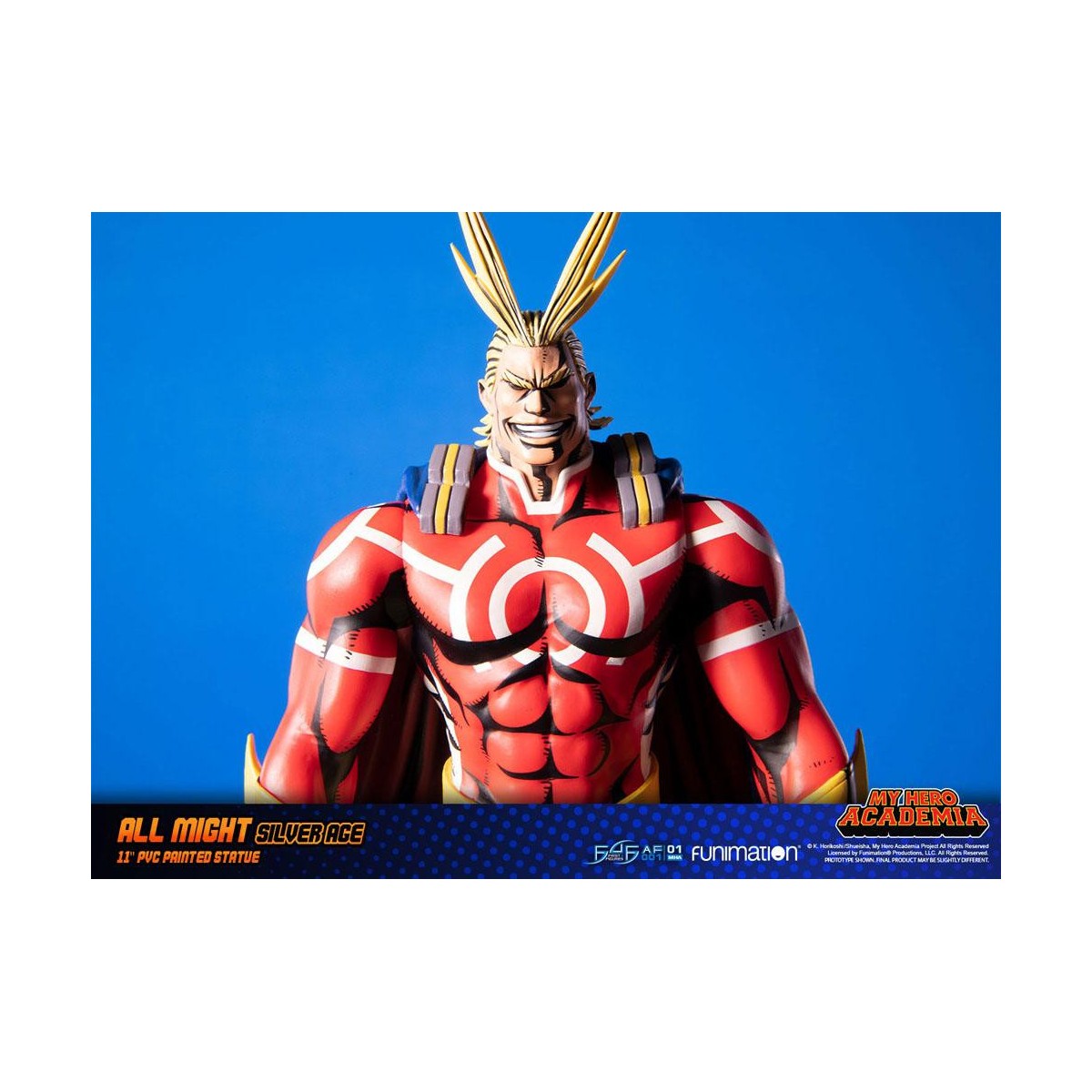 First 4 Figures - My Hero Academia - Statua in PVC All Might Silver Age Edizione Standard