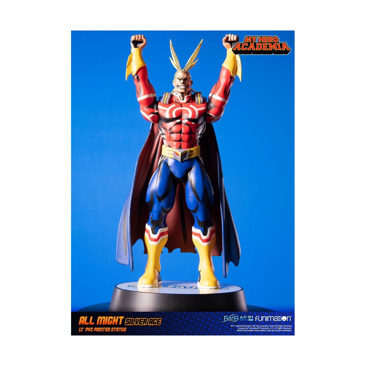 First 4 Figures - My Hero Academia - Statua in PVC All Might Silver Age Edizione Standard