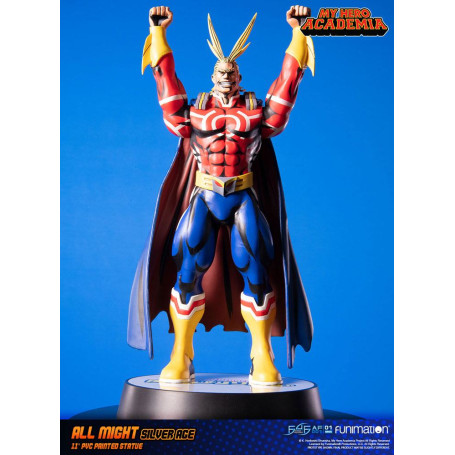 First 4 Figures - My Hero Academia - Statua in PVC All Might Silver Age Edizione Standard