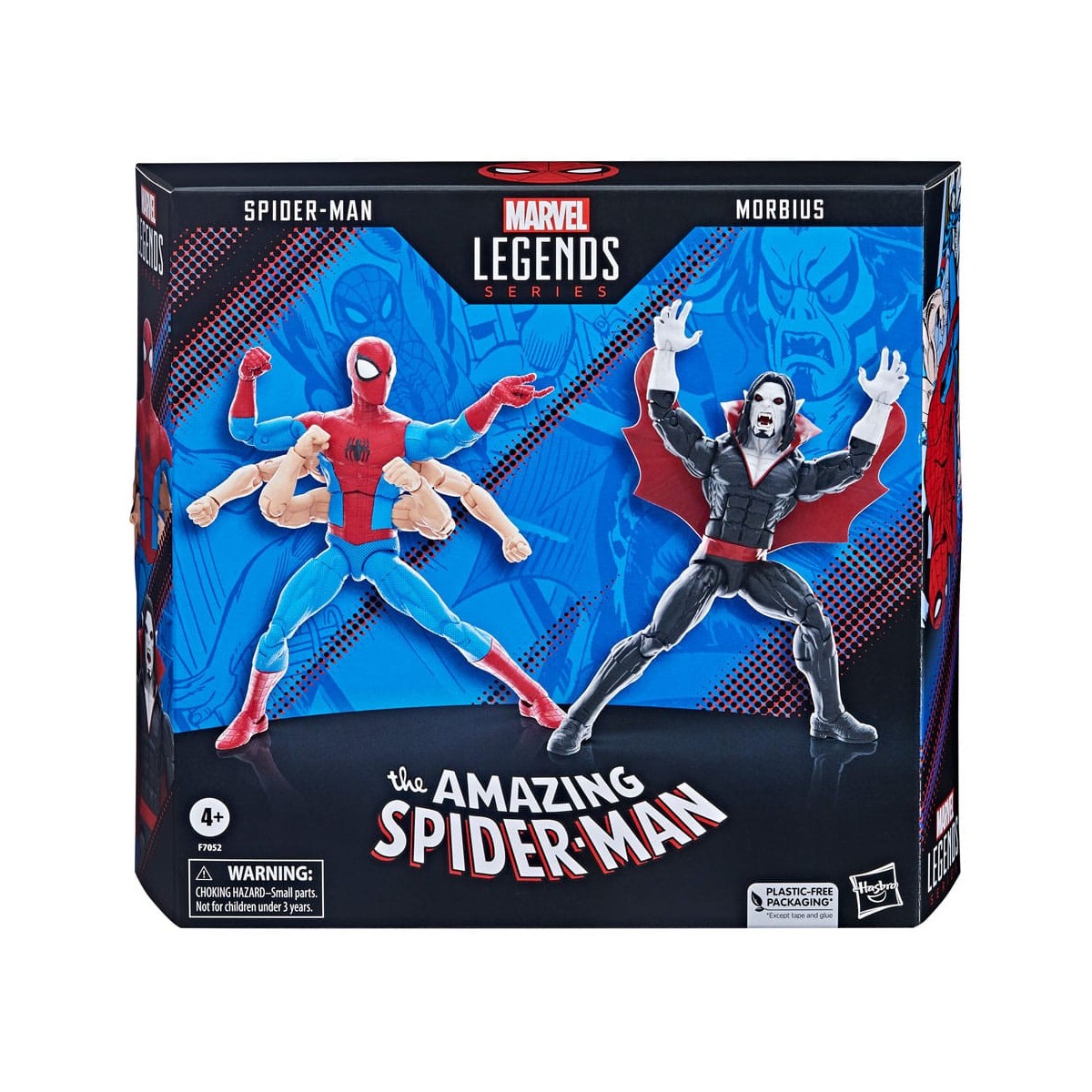 Marvel Legends The Amazing Spider-Man - 6 armi Spider-Man e Morbius confezione da 2 pezzi