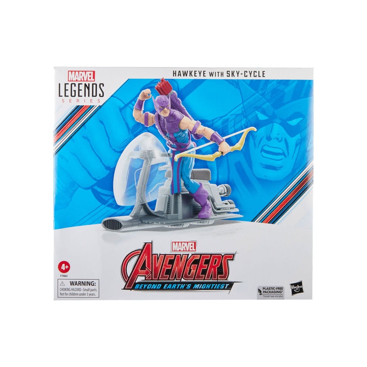 Leggende Marvel - HAWKEYE CON CIELO-CICLO - Avengers: Oltre i più potenti della Terra