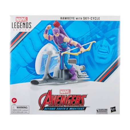 Leggende Marvel - HAWKEYE CON CIELO-CICLO - Avengers: Oltre i più potenti della Terra