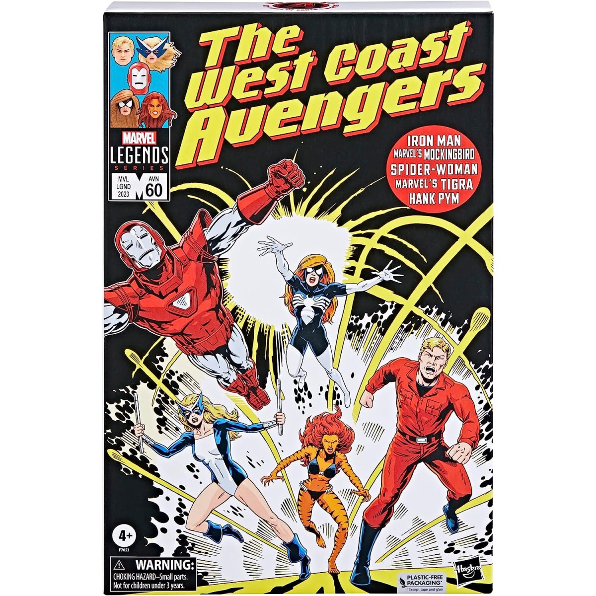 Serie Leggende Marvel - Collezione di Vendicatori della Costa Ovest 5 pezzi