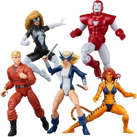 Serie Leggende Marvel - Collezione di Vendicatori della Costa Ovest 5 pezzi