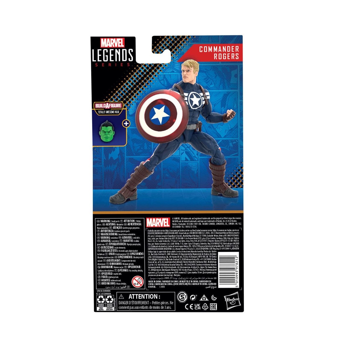 Serie Leggende Marvel - COMANDANTE ROGERS - Ondata Hulk assolutamente impressionante