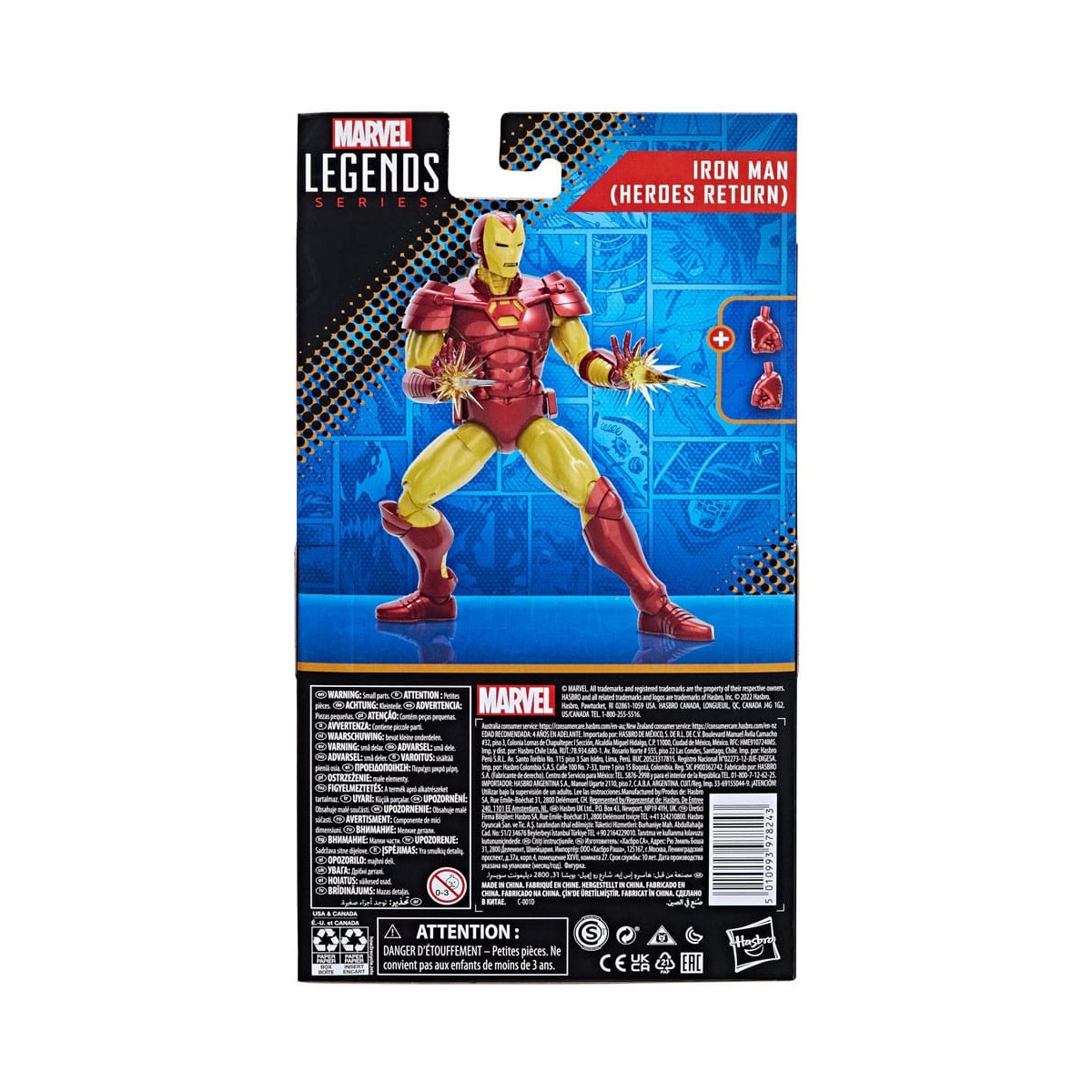 Serie Leggende Marvel - Il ritorno degli eroi di IRON MAN - Onda di Hulk assolutamente impressionante