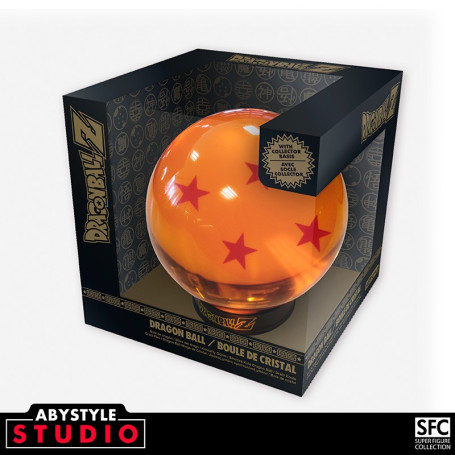 ABYstyle - Dragon Ball Z - DRAGON BALL - sfera di cristallo a 4 stelle 75 mm + base