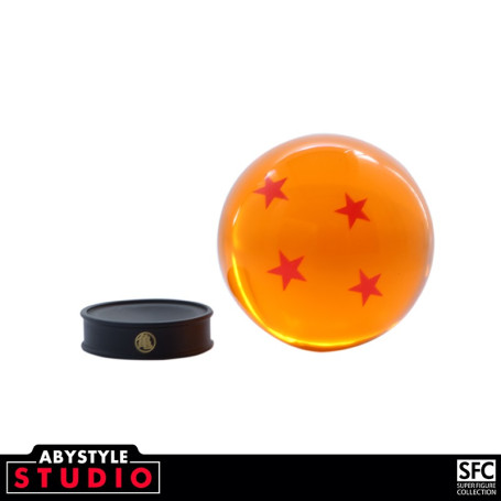 ABYstyle - Dragon Ball Z - DRAGON BALL - sfera di cristallo a 4 stelle 75 mm + base