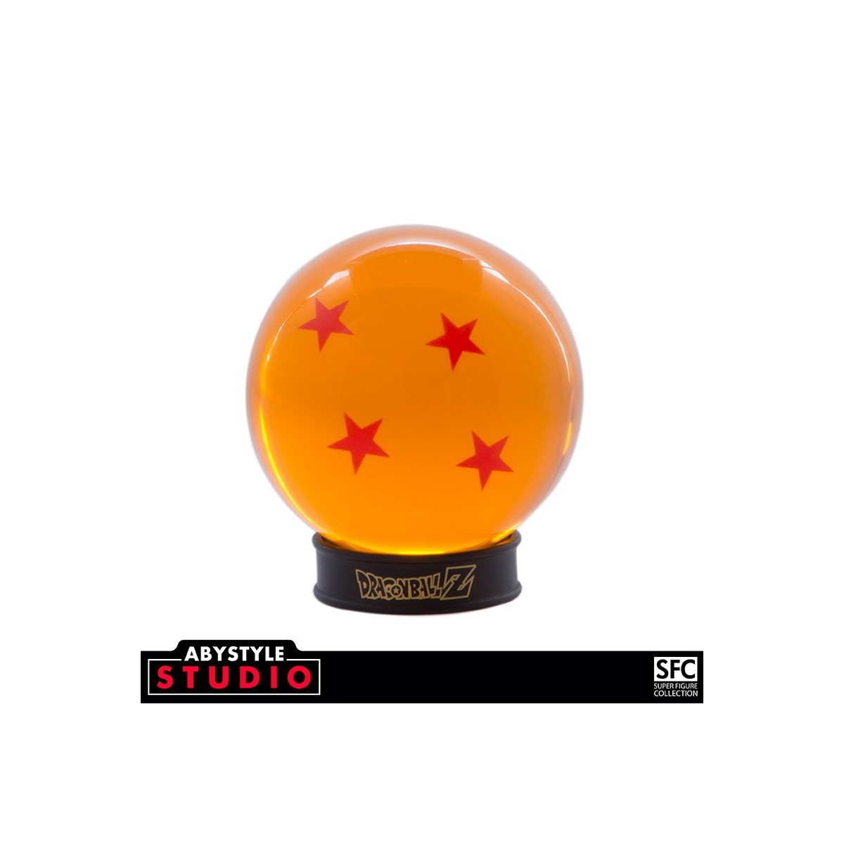 ABYstyle - Dragon Ball Z - DRAGON BALL - sfera di cristallo a 4 stelle 75 mm + base