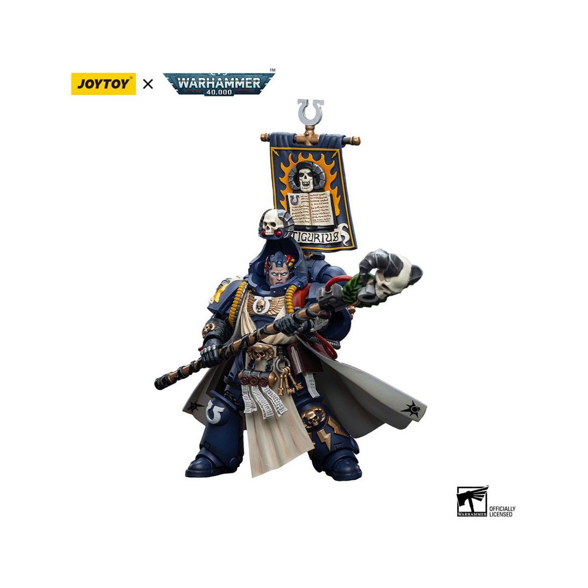 JoyToy Space Marine - Ultramarines - Capo bibliotecario Tigurius 1/18 - Warhammer 40K
