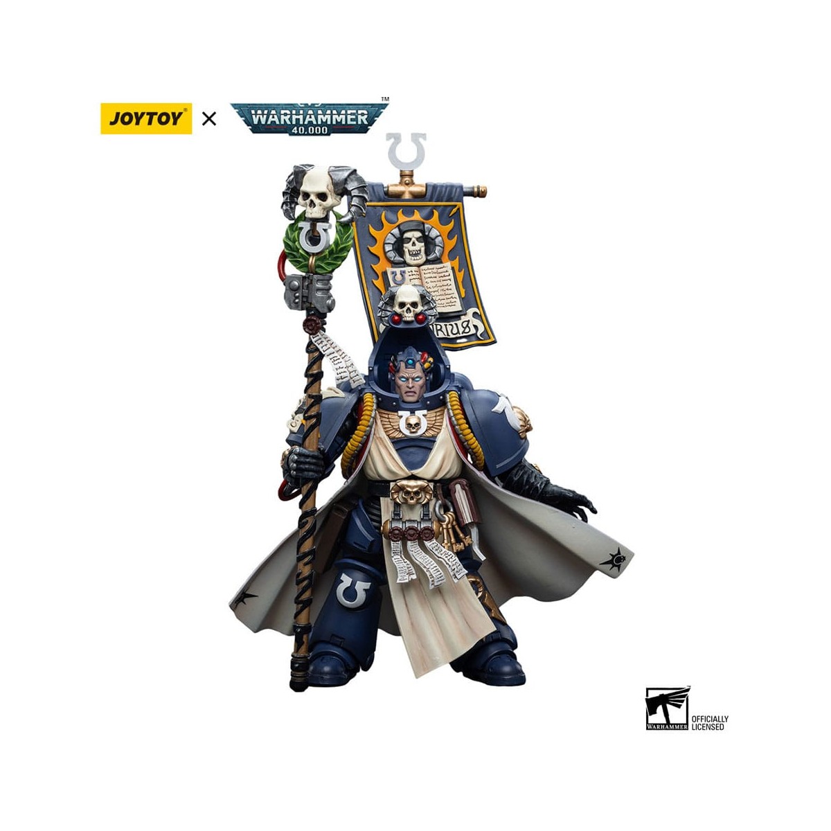 JoyToy Space Marine - Ultramarines - Capo bibliotecario Tigurius 1/18 - Warhammer 40K