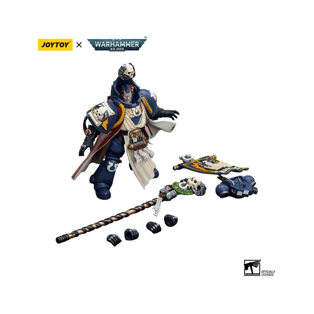 JoyToy Space Marine - Ultramarines - Capo bibliotecario Tigurius 1/18 - Warhammer 40K