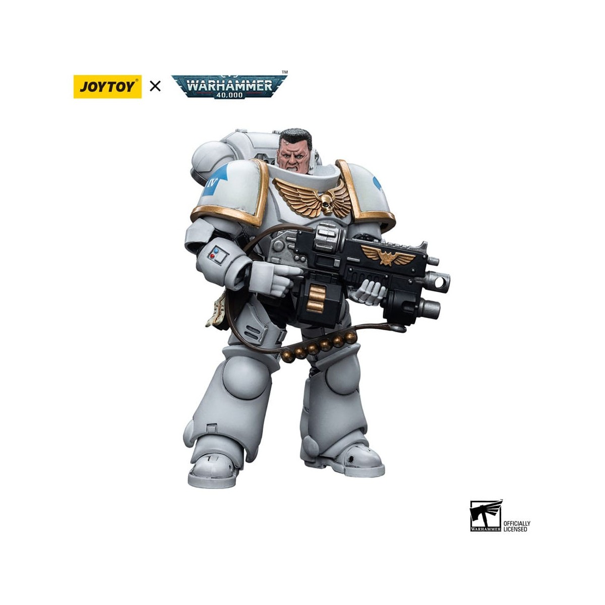 JoyToy Space Marine - Consoli Bianchi - Intercessore 1 1/18 - Warhammer 40K